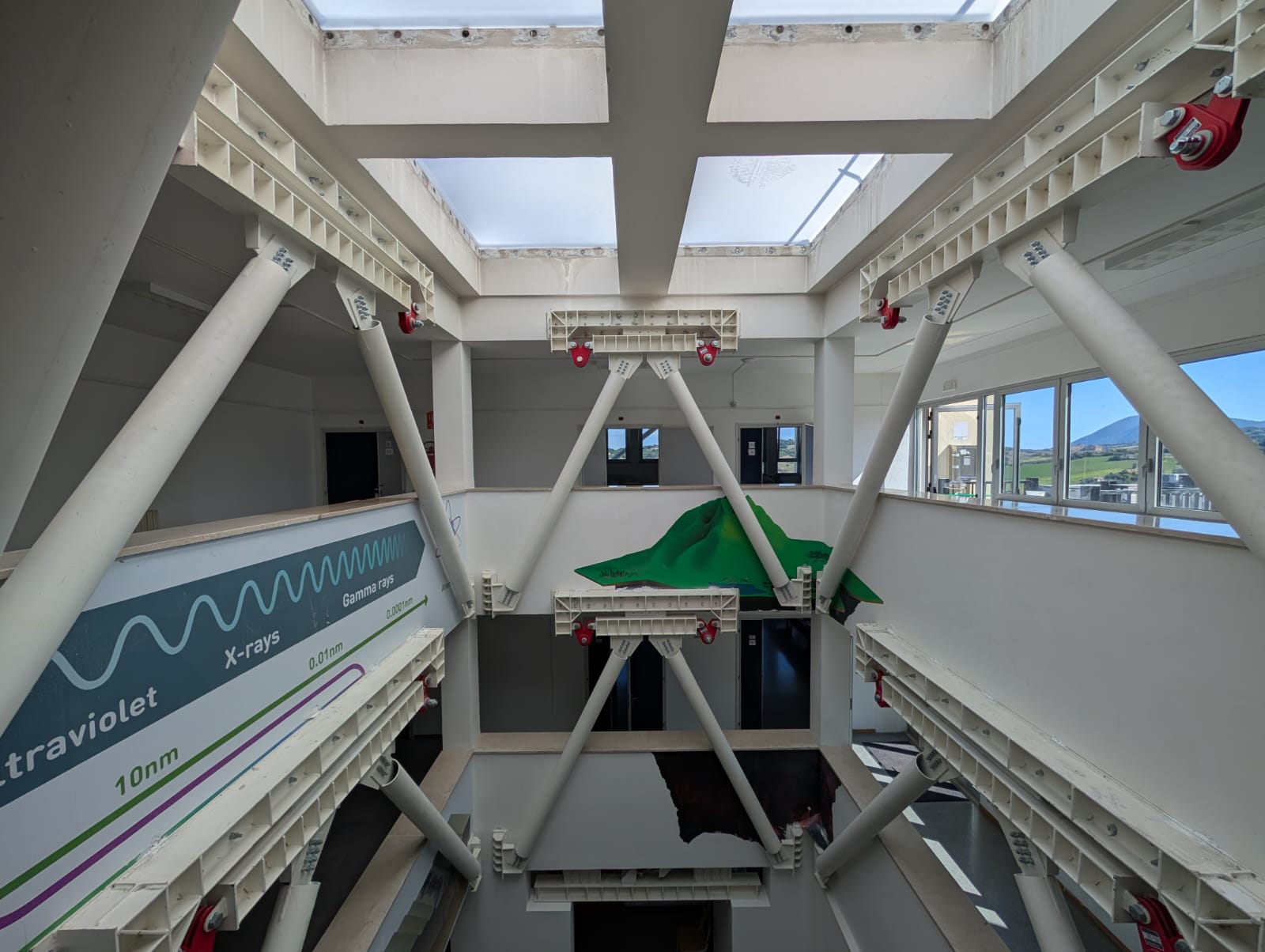 Controventi metallici con dissipatori ad attrito rotazionale nell’atrio del Liceo Galilei di Ancona – miglioramento sismico Corpo A